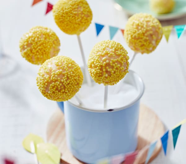 Zitronen-Cake-Pops - Cookidoo® – a plataforma oficial de receitas Bimby®