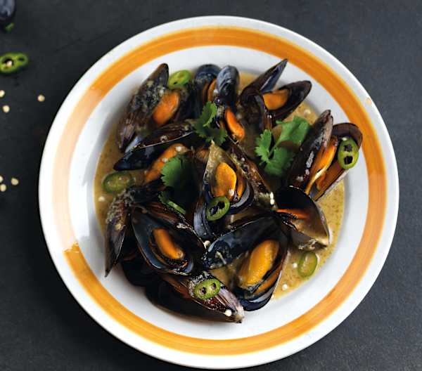 Mussels with Thai Green Curry Sauce Cookidoo® the official