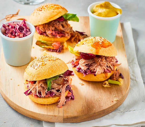 Mini pan brioche con pulled pork Cookidoo® a plataforma oficial de