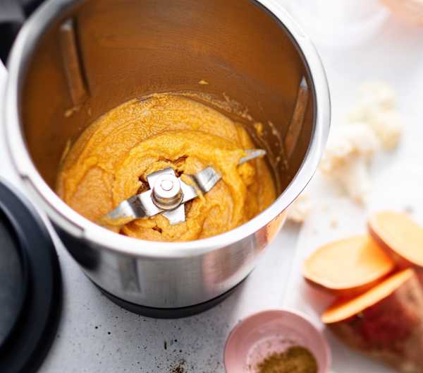 Sweet Potato, Cauliflower and Cumin Purée Cookidoo® a plataforma