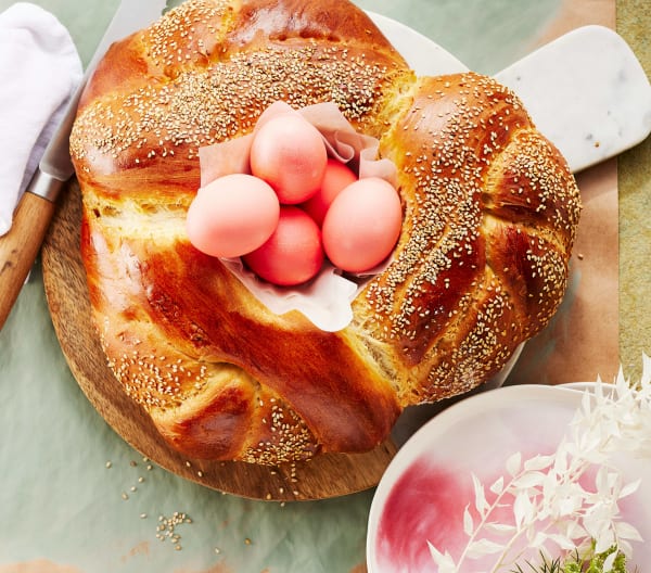 Oster-Challah-Nest Mit Sesam Und Ei - Cookidoo® – The Official ...