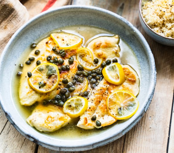 Poulet piccata, boulgour au citron - Cookidoo® – the official Thermomix ...