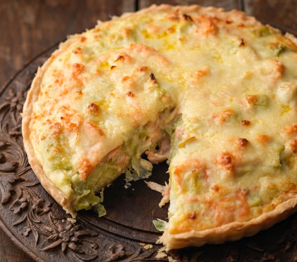 Smoked Salmon and Leek Quiche - Cookidoo® – the official Thermomix ...
