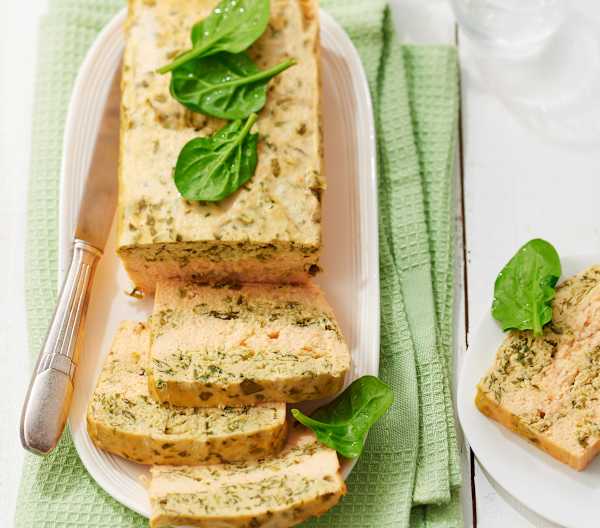 Terrine de saumon aux épinards Cookidoo® la plateforme de recettes