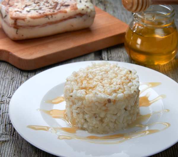 Risotto lardo e crescenza al miele Cookidoo® the official Thermomix® recipe platform