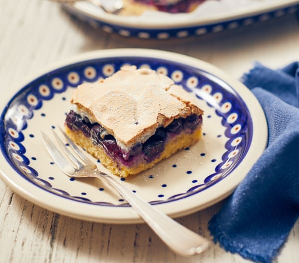 Heidelbeerkuchen mit Baiserhaube (Ciasto jagodowe z bezą) - Cookidoo ...