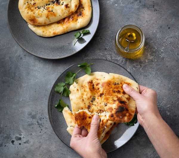 Garlic and coriander naan Cookidoo® the official Thermomix® recipe platform