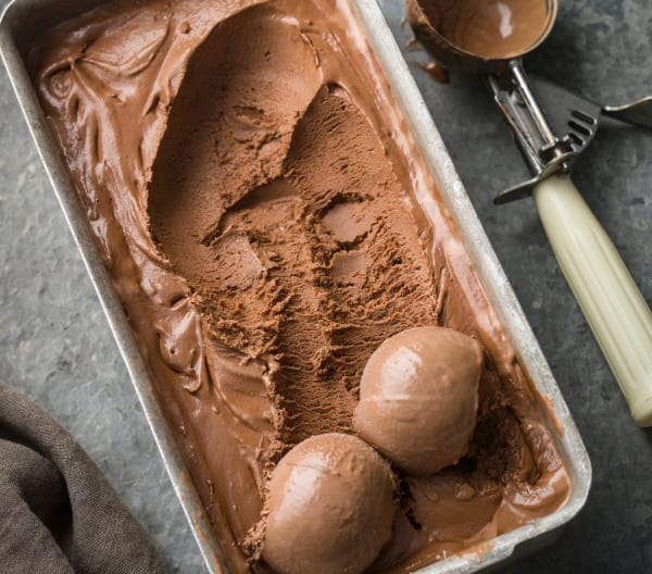 Chocolate and Hazelnut Gelato Gelato al cioccolato e nocciola