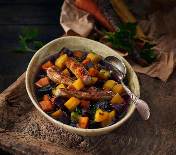 Bunter Möhreneintopf mit Nürnberger Würstchen - Cookidoo® – the ...