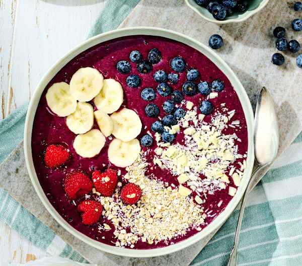 Blaubeer-Bananen-Bowl - Cookidoo® – das offizielle Thermomix®-Rezept-Portal