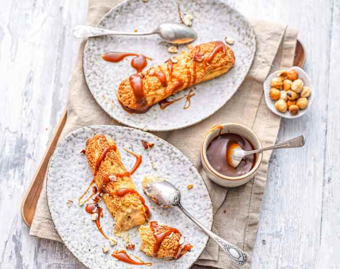 Eclair caramelnoisette Cookidoo® la plateforme de recettes