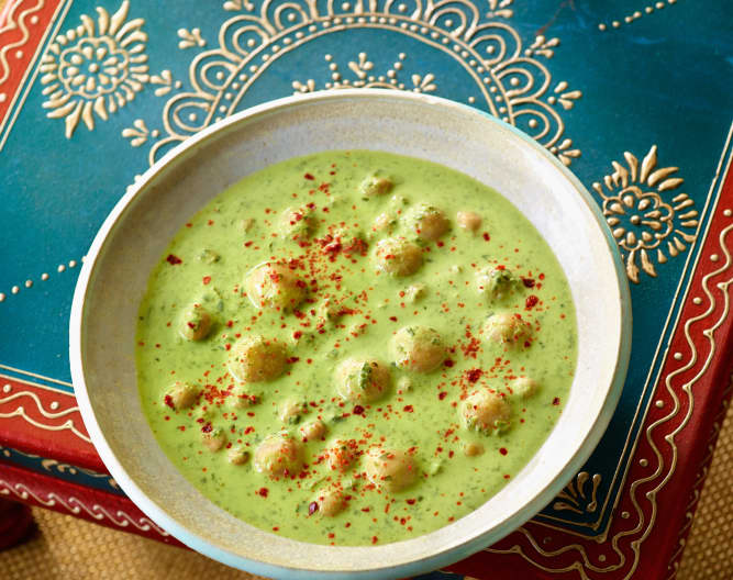 Spinat-Joghurt-Suppe mit Bulgurklößchen - Cimcime - Cookidoo ...