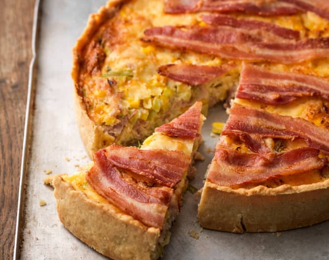 Bacon and Sweetcorn Quiche - Cookidoo® – the official Thermomix® recipe ...