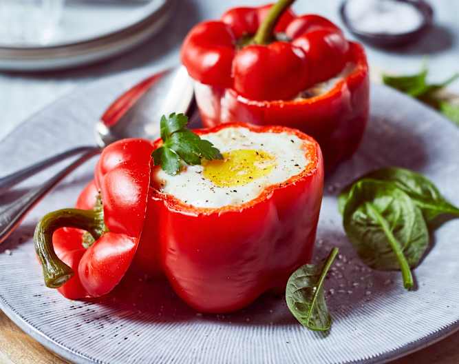 Gefüllte Paprika mit Spinat und Ei - Cookidoo® – das offizielle ...