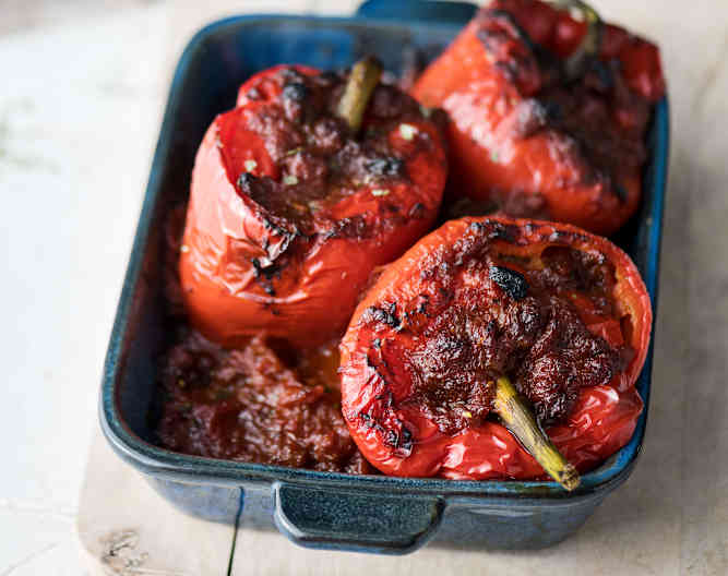 Stuffed Peppers with Tomato Sauce Cookidoo® das offizielle