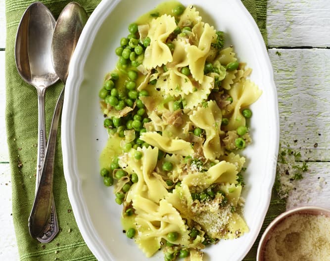 Farfalle mit Erbsen-Schinken-Sauce - Cookidoo® – das offizielle ...