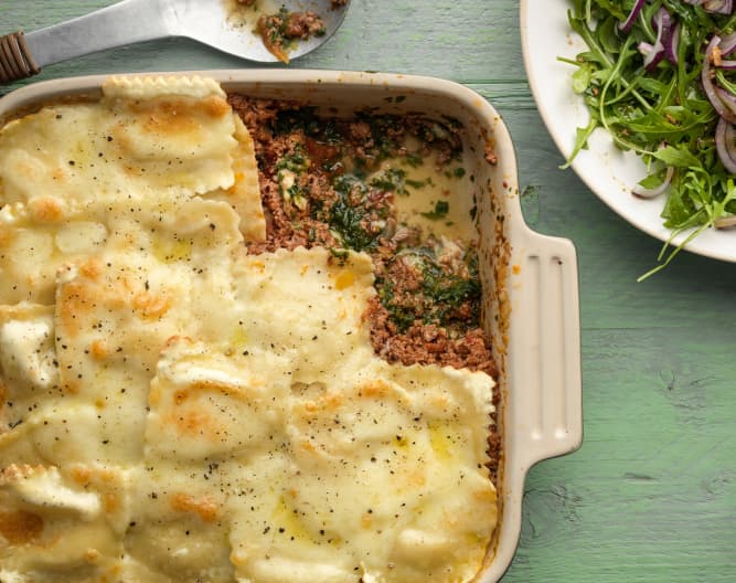Ravioli Lasagne with Rocket Salad - Cookidoo® – the official Thermomix ...