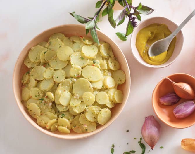 Kartoffelsalat mit Kräutervinaigrette