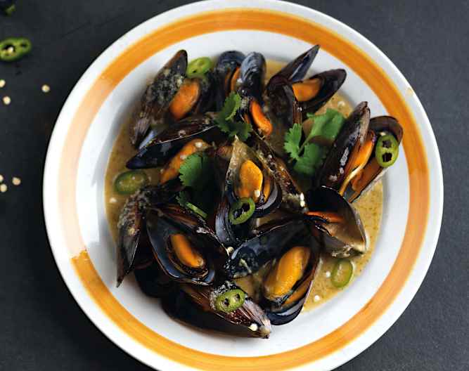 Mussels with Thai Green Curry Sauce Cookidoo® the official Thermomix® recipe platform