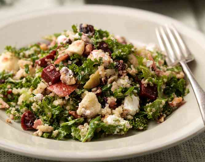 Beetroot, Apple and Goat's Cheese Quinoa Salad Cookidoo® the