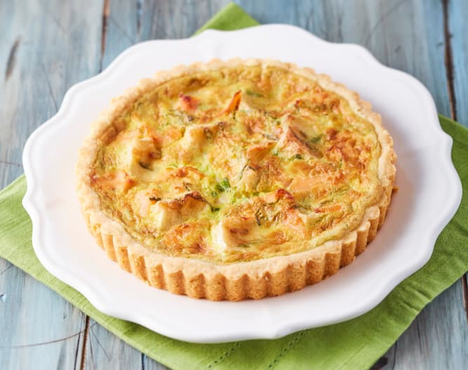 Smoked Salmon and Brie Quiche - Cookidoo® – the official Thermomix ...