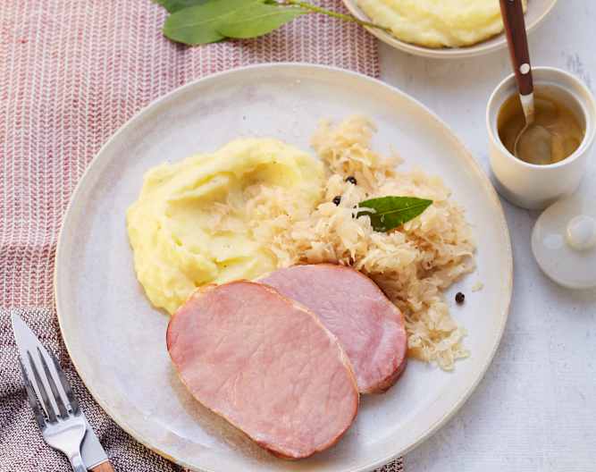 Kasseler mit Sauerkraut und Kartoffelpüree - Cookidoo® – das offizielle ...