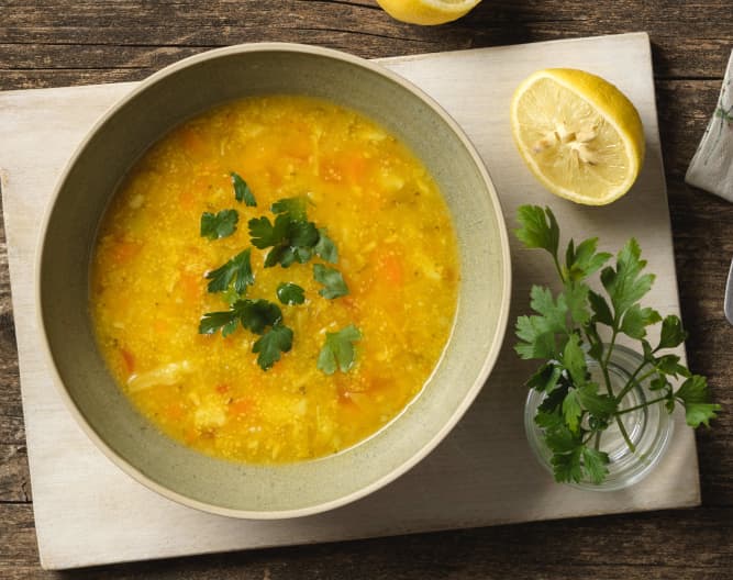 Gebundene Gemüsesuppe mit Polenta - Cookidoo® – the official Thermomix ...