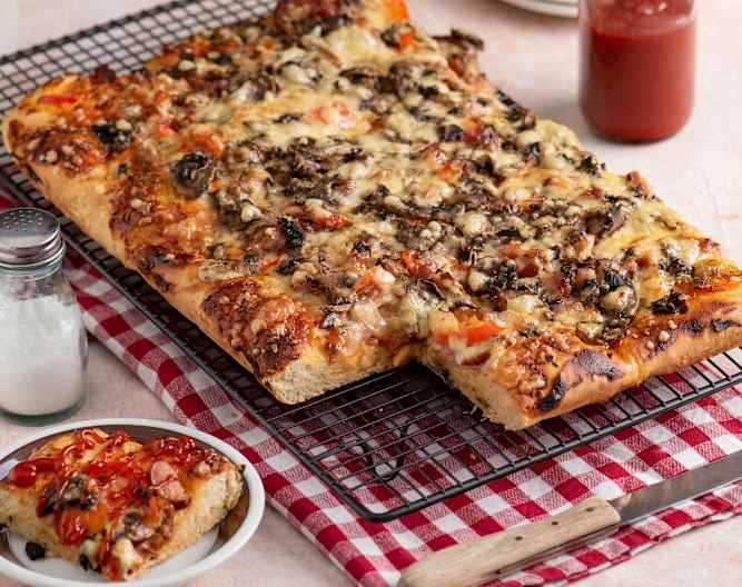 Retro pizza na grubym cieście (TM6) Cookidoo® oficjalna platforma z