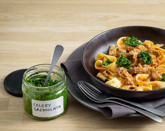 Celery leaf gremolata Cookidoo® das offizielle Thermomix®RezeptPortal