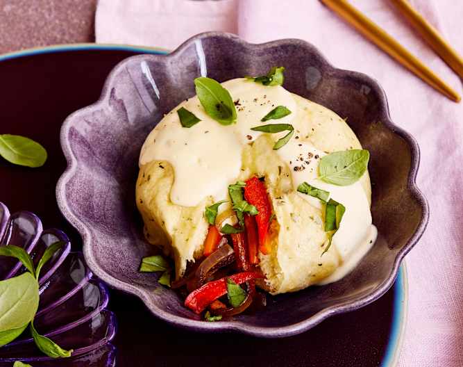 Herzhafte Germknödel mit gebratenem Gemüse - Cookidoo® – das offizielle ...