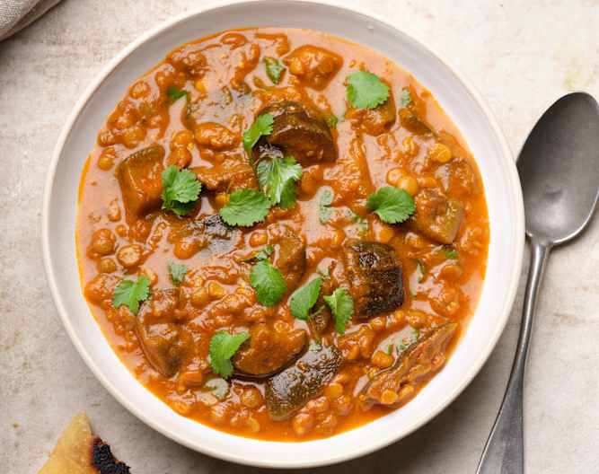 Slowcooked Aubergine and Split Pea Curry Cookidoo® the official