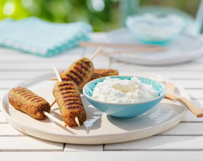 Cevapcici-Spieße aus Lammfleisch mit Fetadip - Cookidoo® – la nostra ...