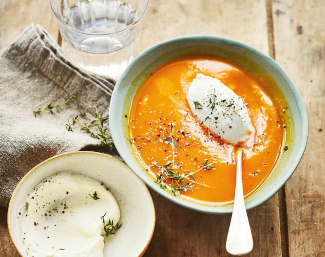 Soupe de butternut et chantilly au gingembre - Cookidoo® - la ...