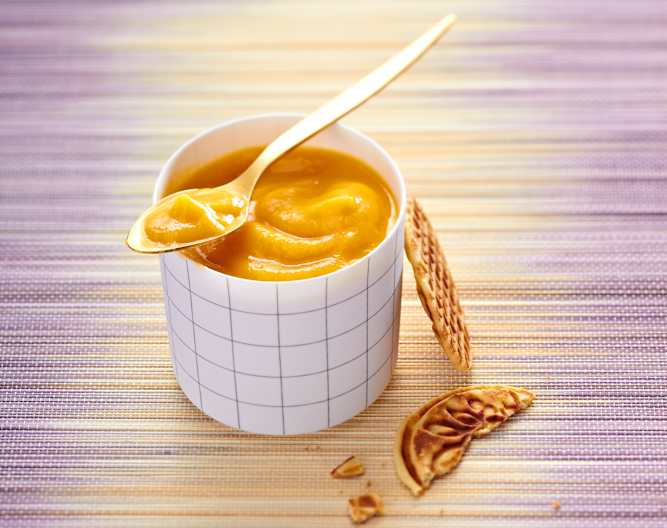 Compote express de pêche au caramel Cookidoo® het officiële