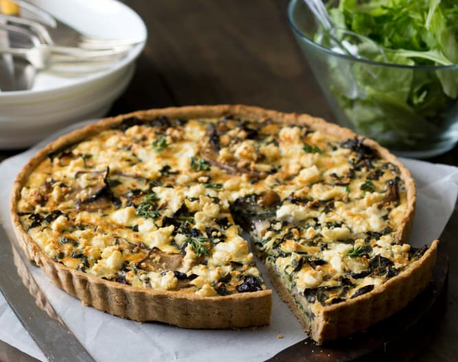 Silverbeet quiche with oat and Parmesan crust - Cookidoo® – the ...