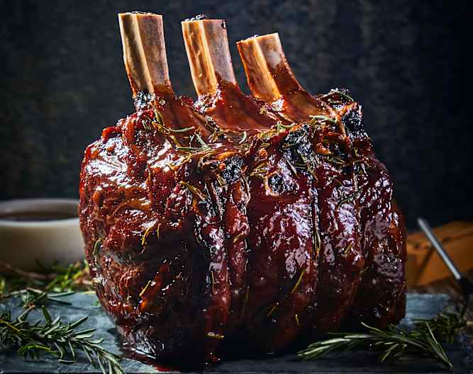 Prime Ribs mit Honig-Rosmarin-Glasur und Erdäpfelgratin - Cookidoo ...