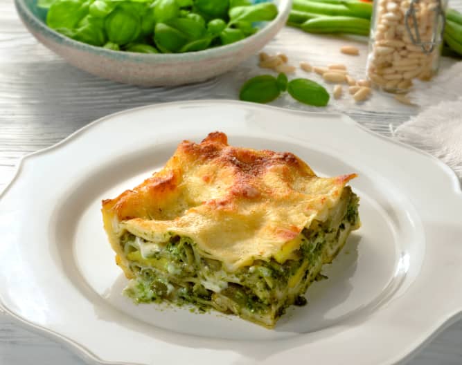 Pesto-Lasagne mit Kartoffeln und grünen Bohnen - Cookidoo® – das ...