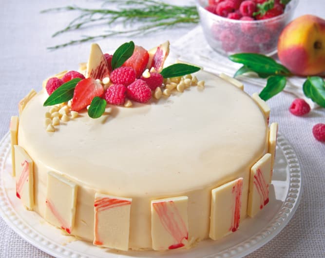 Torta Bavarese Al Cioccolato Bianco E Frutti Rossi - Cookidoo® – La ...