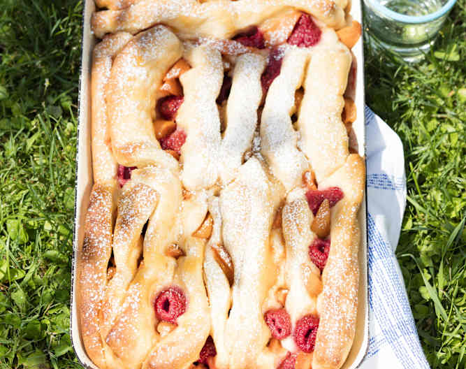 Marillen-Himbeer-Zupfkuchen - Cookidoo® – the official Thermomix ...