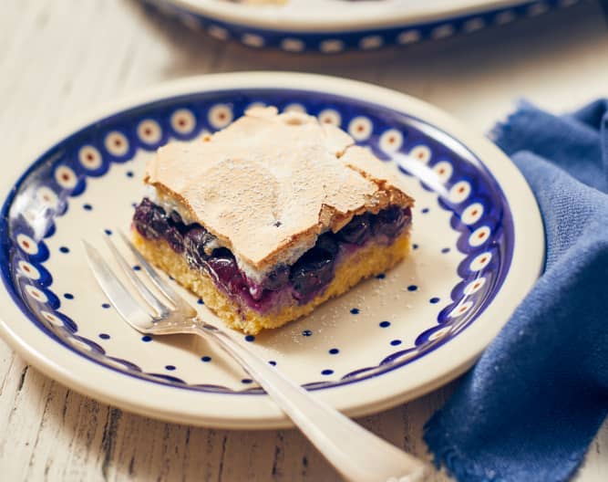 Heidelbeerkuchen mit Baiserhaube (Ciasto jagodowe z bezą) - Cookidoo ...