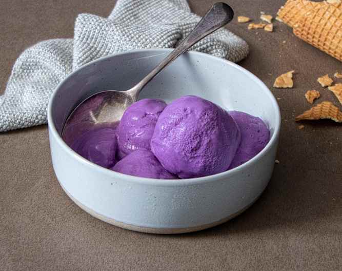 Vegan ube ice cream Cookidoo® the official Thermomix® recipe platform