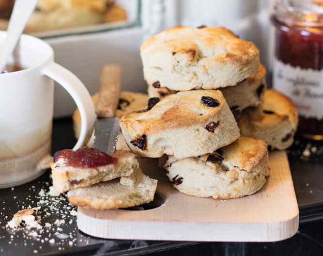 Scones aux raisins et aux fruits secs Cookidoo® the official
