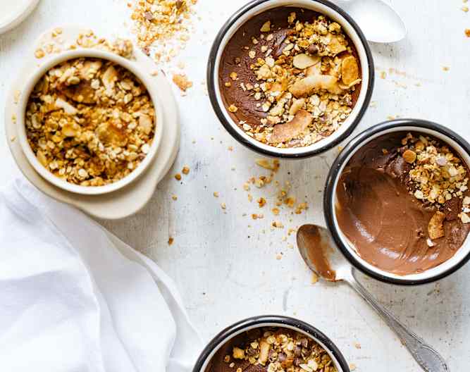 Crème au chocolat, lait de coco et granola Cookidoo® la plateforme