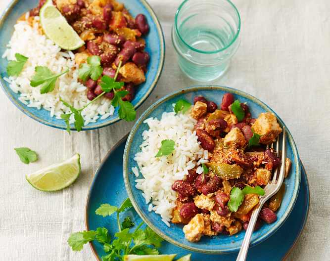 Chili sin carne au tofu, tomates et poivrons Cookidoo® a plataforma