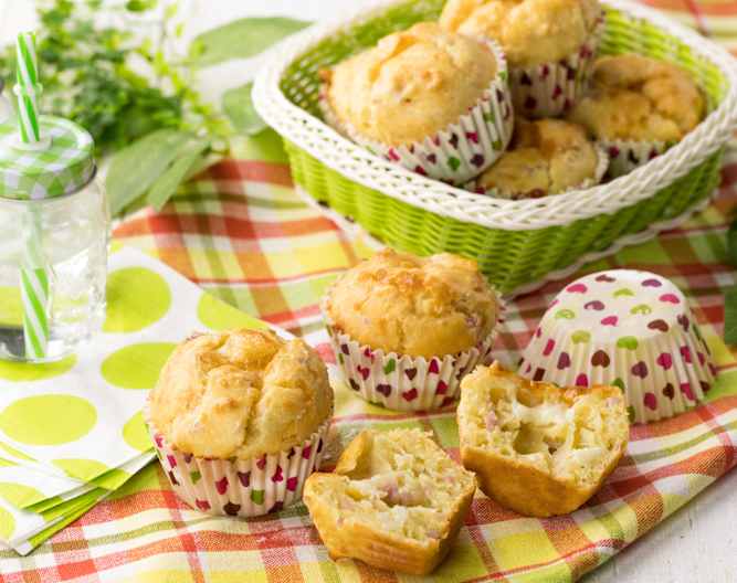 Muffin salati prosciutto e formaggio Cookidoo® the official