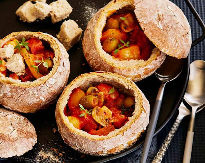 Hähnchen-Eintopf im Brot - Cookidoo® – la plataforma de recetas oficial ...