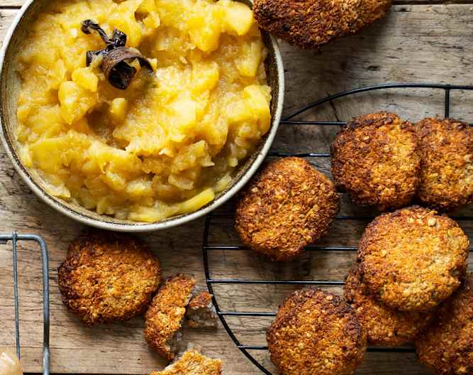 Compote pommevanille et biscuits moelleux coco Cookidoo® the