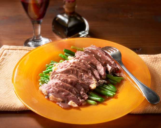 Petto D'anatra Al Miele E Aceto Balsamico