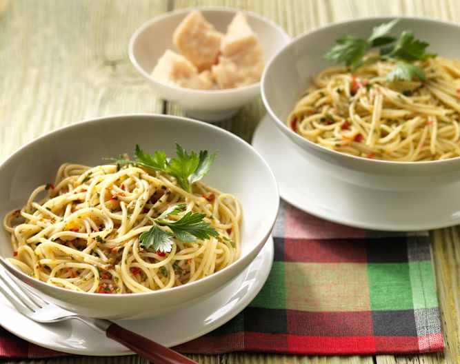 Spaghetti aglio, olio e peperoncino Cookidoo® la nostra piattaforma