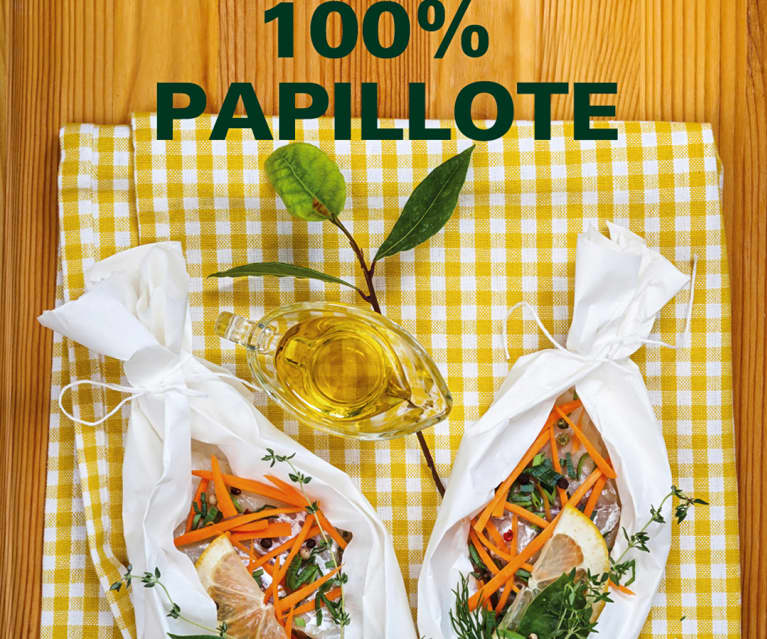 Salmón en papillote con champiñones y arroz - Cookidoo® – a